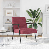 Vidaxl fauteuil wijnrood 59 x 75 x 78 cm stof
