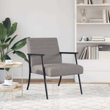 Vidaxl fauteuil taupe stof