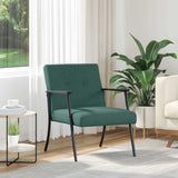 Vidaxl fauteuil donkergroen stof