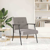 Vidaxl fauteuil taupe stof