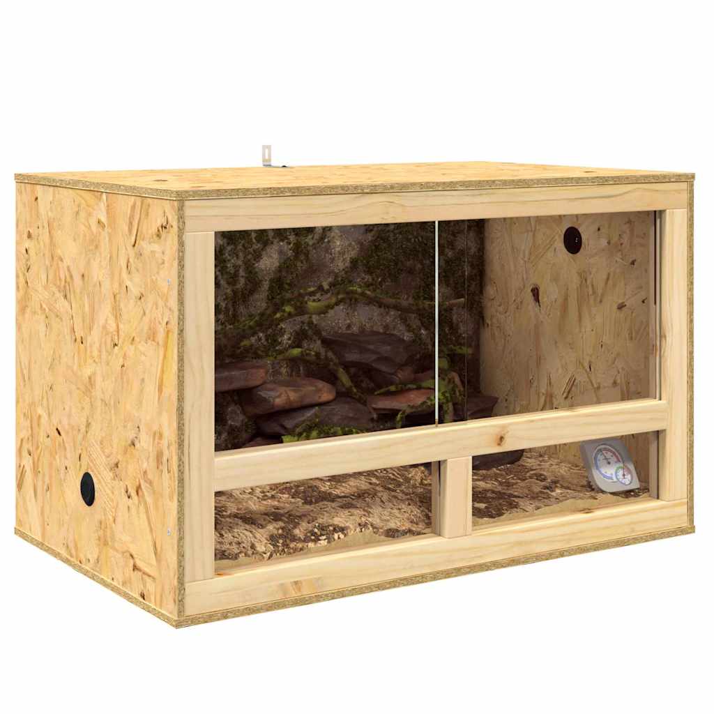 Vidaxl terrarium bruin 80 x 50 x 50 cm osb