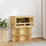 Vidaxl terrarium bruin 80 x 40 x 40 cm osb