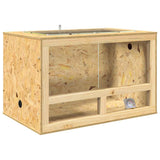 Vidaxl terrarium bruin 80 x 50 x 50 cm osb