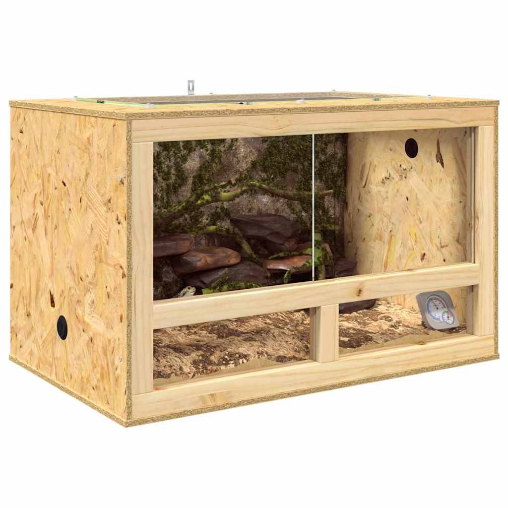 Vidaxl terrarium bruin 80 x 50 x 50 cm osb