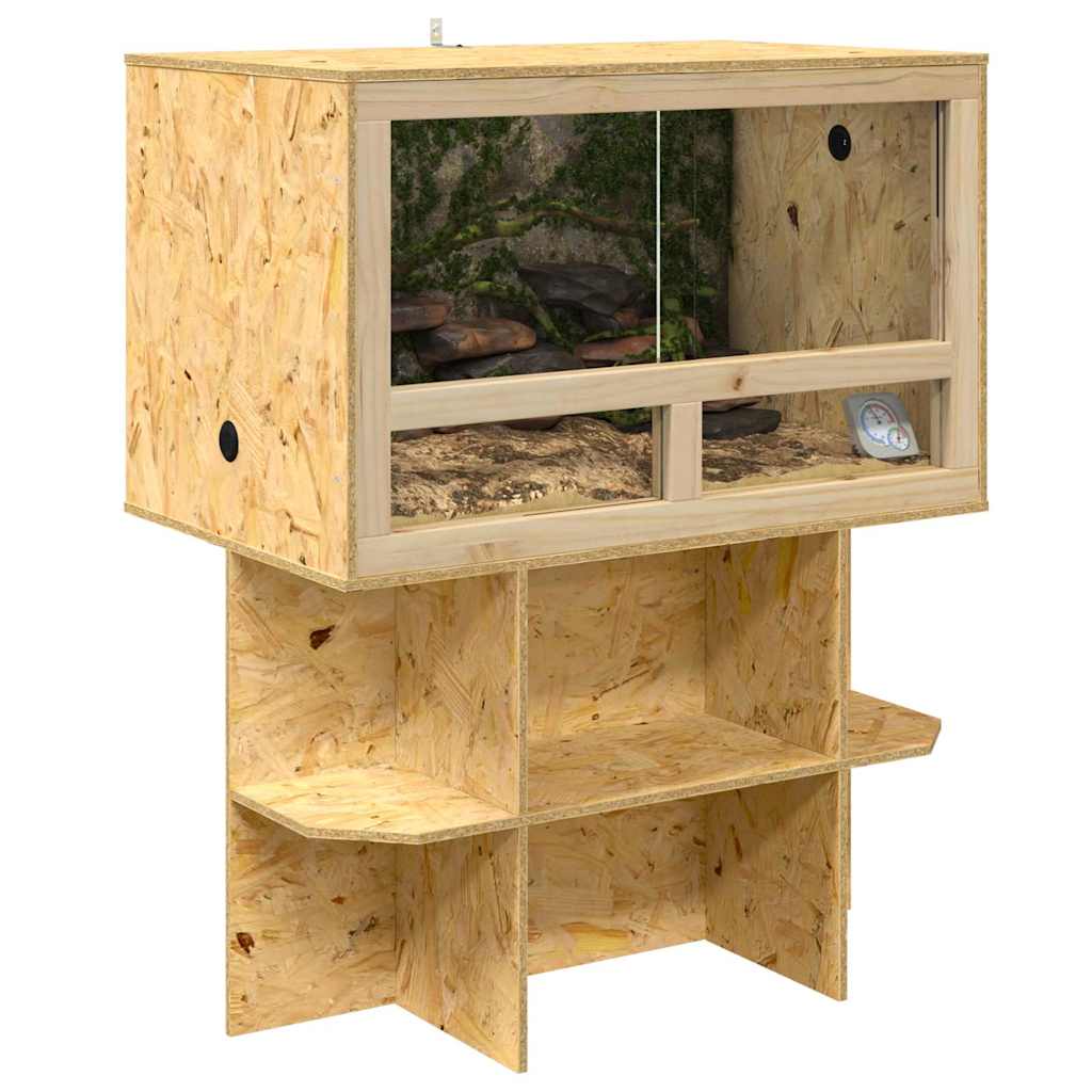 Vidaxl terrariumbasis bruin 80 x 50 x 50 cm osb