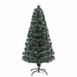Vidaxl kunstkerstboom met 160 led met standaard groen 150 cm pvc