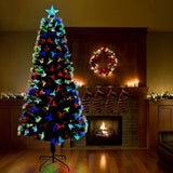 Vidaxl kunstkerstboom met 300 led met standaard groen 240 cm pvc