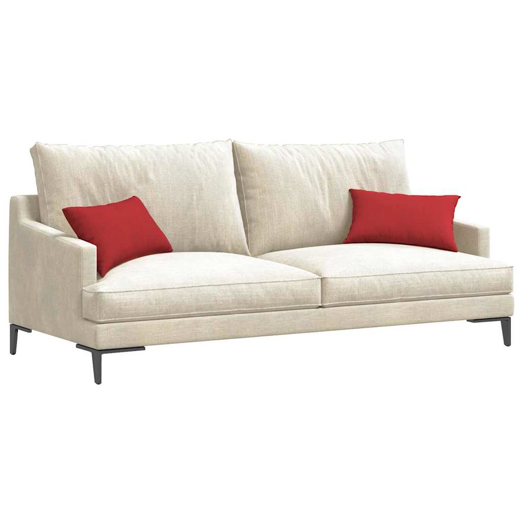 Vidaxl sofa kussens 2 pcs rood 50 x 30 cm stof