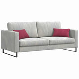 Vidaxl sofa kussens 2 stuks wijnrood 50 x 30 cm cordstof