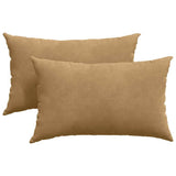 Vidaxl sofa kussens 2 stuks bruin 50 x 30 cm cordstof