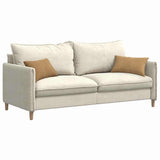 Vidaxl sofa kussens 2 stuks bruin 50 x 30 cm cordstof