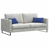 Vidaxl sofa kussens 2 stuks politieblauw 50 x 30 cm cordstof