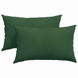 Vidaxl sofa kussens 2 stuks donkergroen 50 x 30 cm cordstof