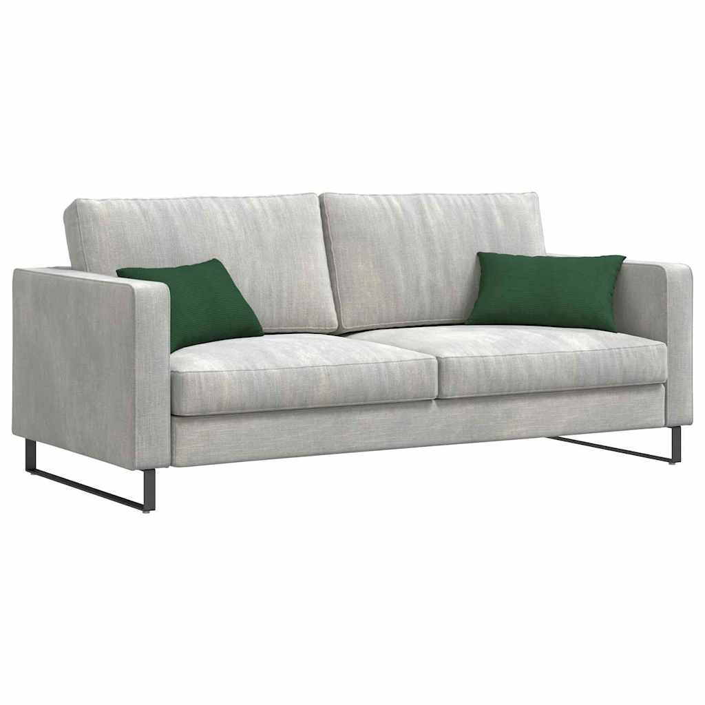 Vidaxl sofa kussens 2 stuks donkergroen 50 x 30 cm cordstof