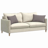 Vidaxl sofa kussens 2 pcs taupe 60 x 40 cm stof
