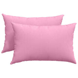 Vidaxl sofa kussens 2 pcs roze 60 x 40 cm stof