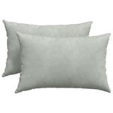 Vidaxl sofa kussens 2 stuks lichtgrijs 60 x 40 cm cordstof