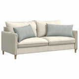 Vidaxl sofa kussens 2 stuks lichtgrijs 80 x 40 cm cordstof