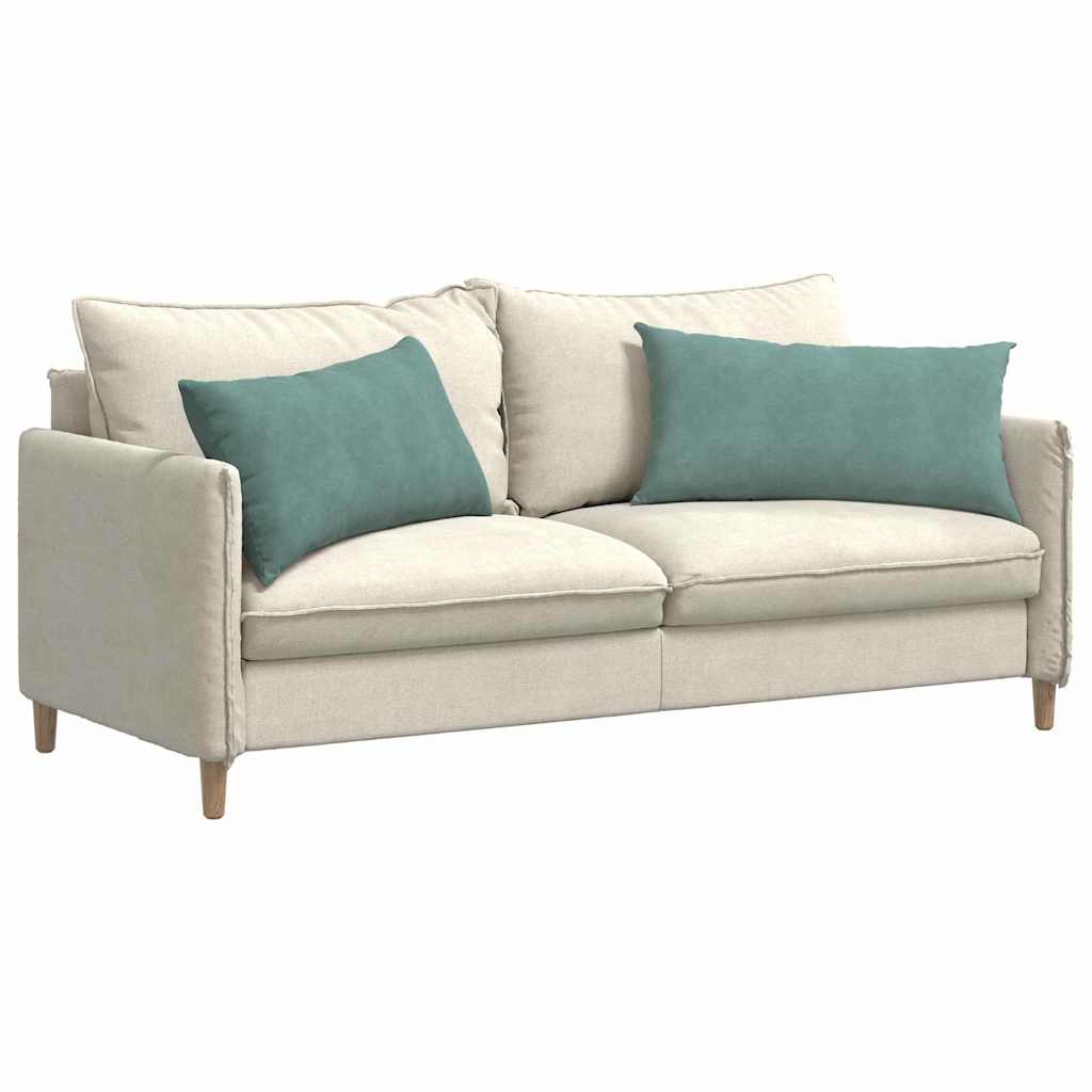 Vidaxl sofa kussens 2 stuks zeegroen 80 x 40 cm cordstof