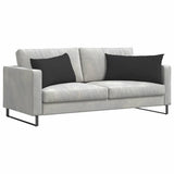 Vidaxl sofa kussens 2 stuks zwart 80 x 40 cm stof