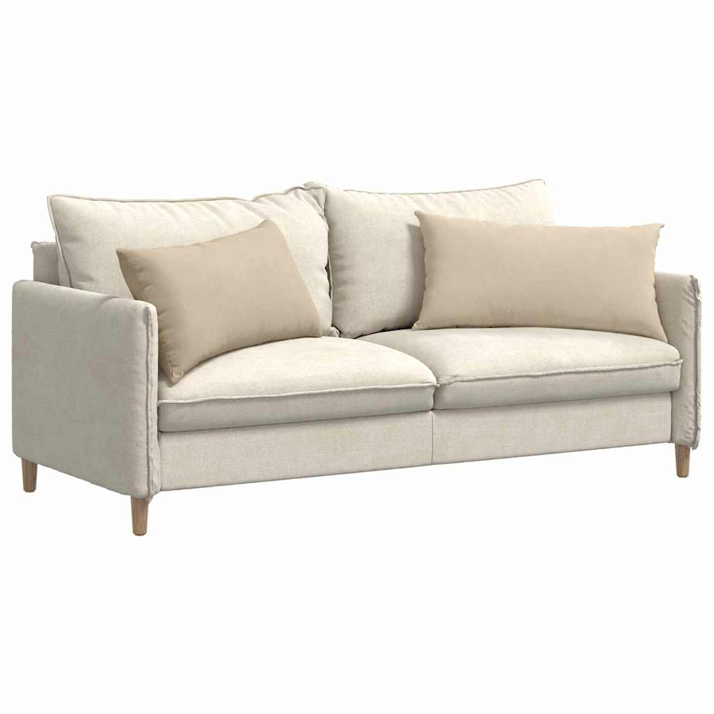 Vidaxl sofa kussens 2 stuks crème 80 x 40 cm stof