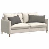 Vidaxl sofa kussens 2 stuks lichtgrijs 80 x 40 cm cordstof