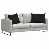 Vidaxl sofa kussens 2 pcs zwart 70 x 50 cm stof