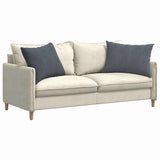 Vidaxl sofa kussens 2 stuks donkergrijs 70 x 50 cm cordstof