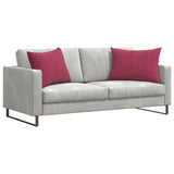Vidaxl sofa kussens 2 stuks wijnrood 70 x 50 cm cordstof