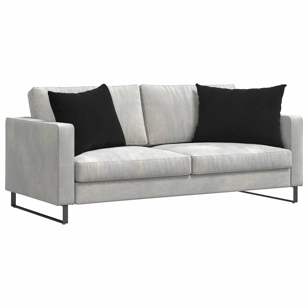 Vidaxl sofa kussens 2 stuks zwart 70 x 50 cm cordstof