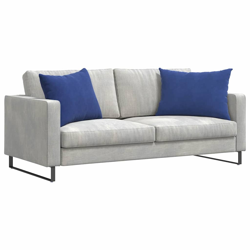 Vidaxl sofa kussens 2 stuks politieblauw 70 x 50 cm cordstof