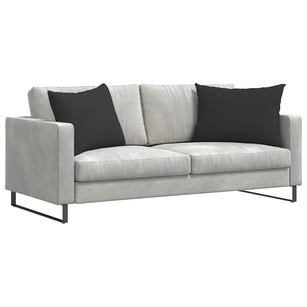 Vidaxl sofa kussens 2 stuks zwart 70 x 50 cm stof