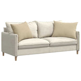 Vidaxl sofa kussens 2 stuks crème 70 x 50 cm stof