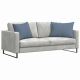 Vidaxl sofa kussens 2 stuks blauw 70 x 50 cm cordstof