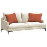 Vidaxl sofa kussens 2 stuks rood-oranje 70 x 50 cm cordstof
