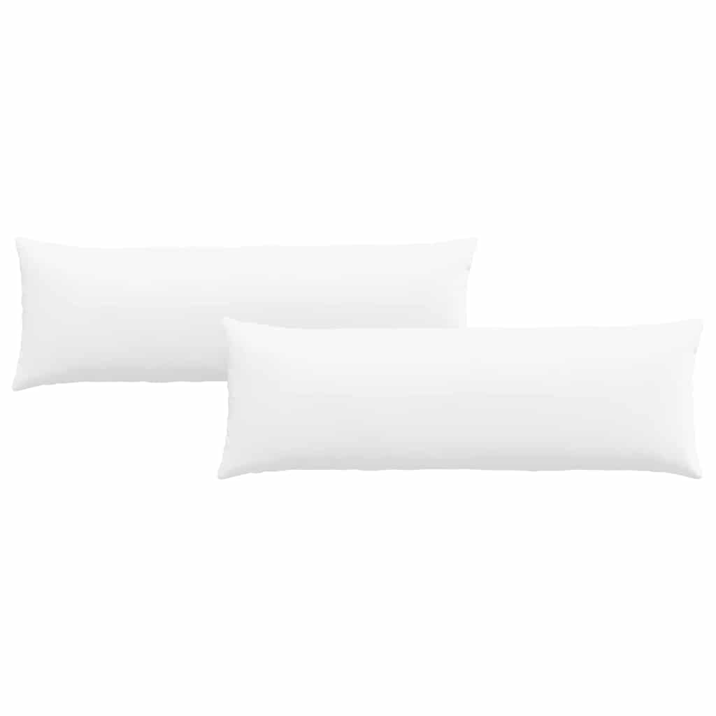 Vidaxl sofa kussens 2 st stof wit 120 x 40 cm