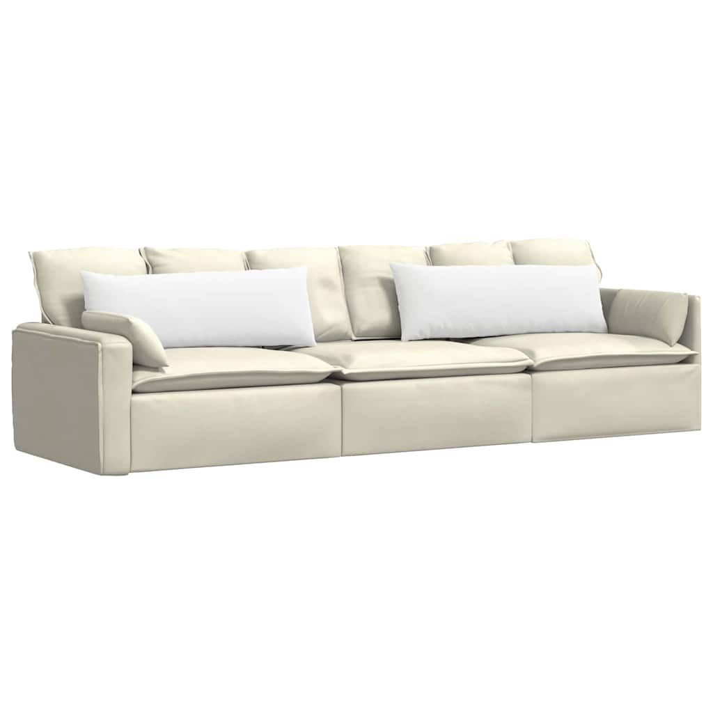 Vidaxl sofa kussens 2 pcs wit 120 x 40 cm stof