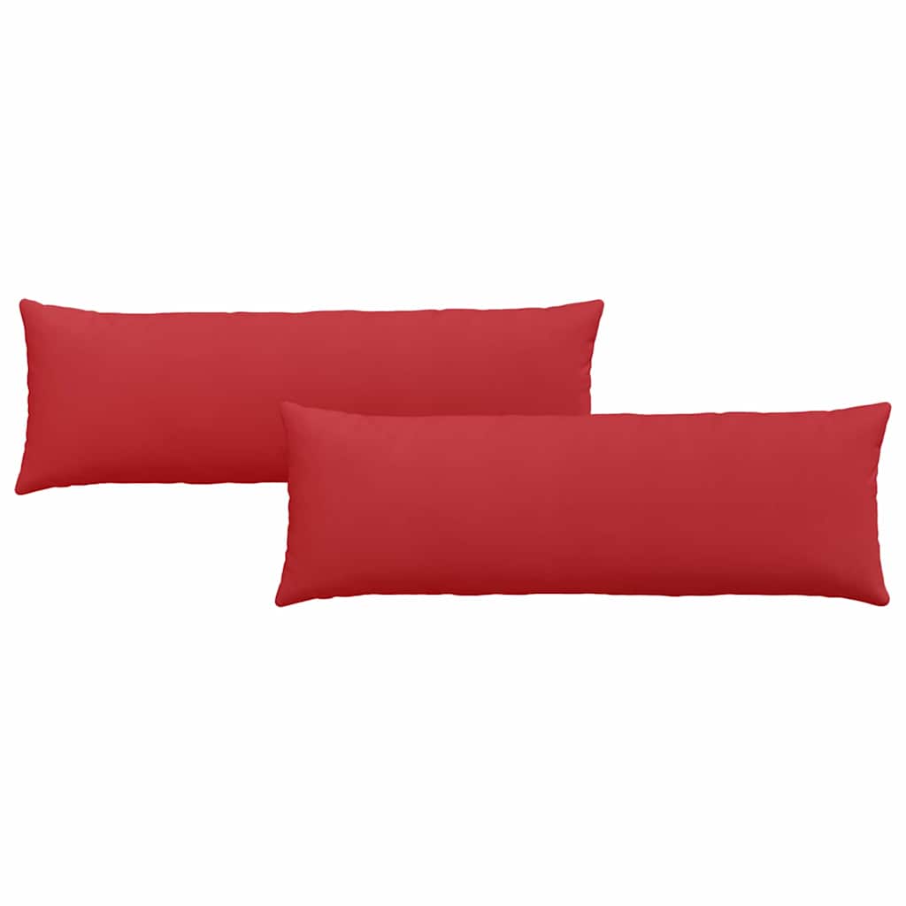 Vidaxl sofa kussens 2 pcs rood 120 x 40 cm stof