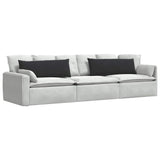 Vidaxl sofa kussens 2 stuks zwart 120 x 40 cm cordstof