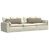 Vidaxl sofa kussens 2 stuks taupe 120 x 40 cm stof