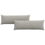 Vidaxl sofa kussens 2 stuks lichtgrijs 120 x 40 cm stof