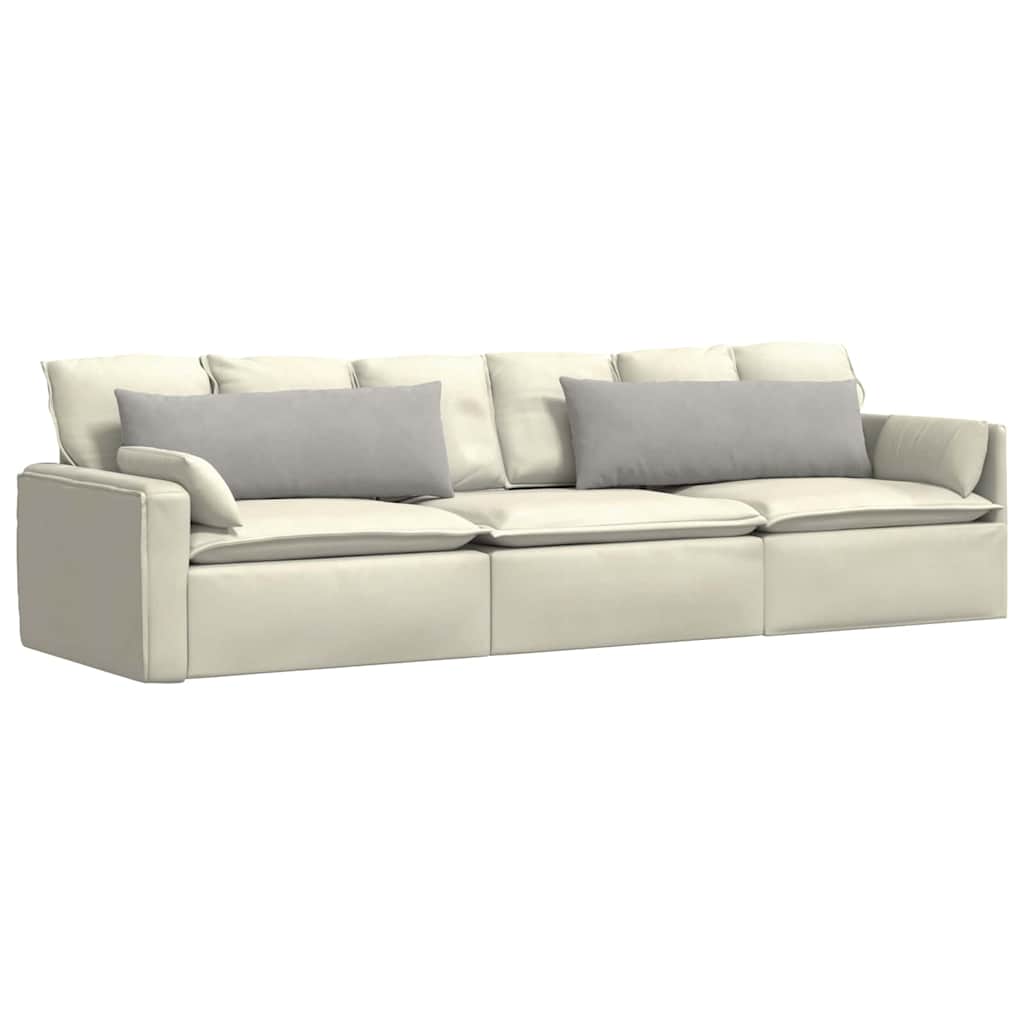 Vidaxl sofa kussens 2 stuks lichtgrijs 120 x 40 cm stof