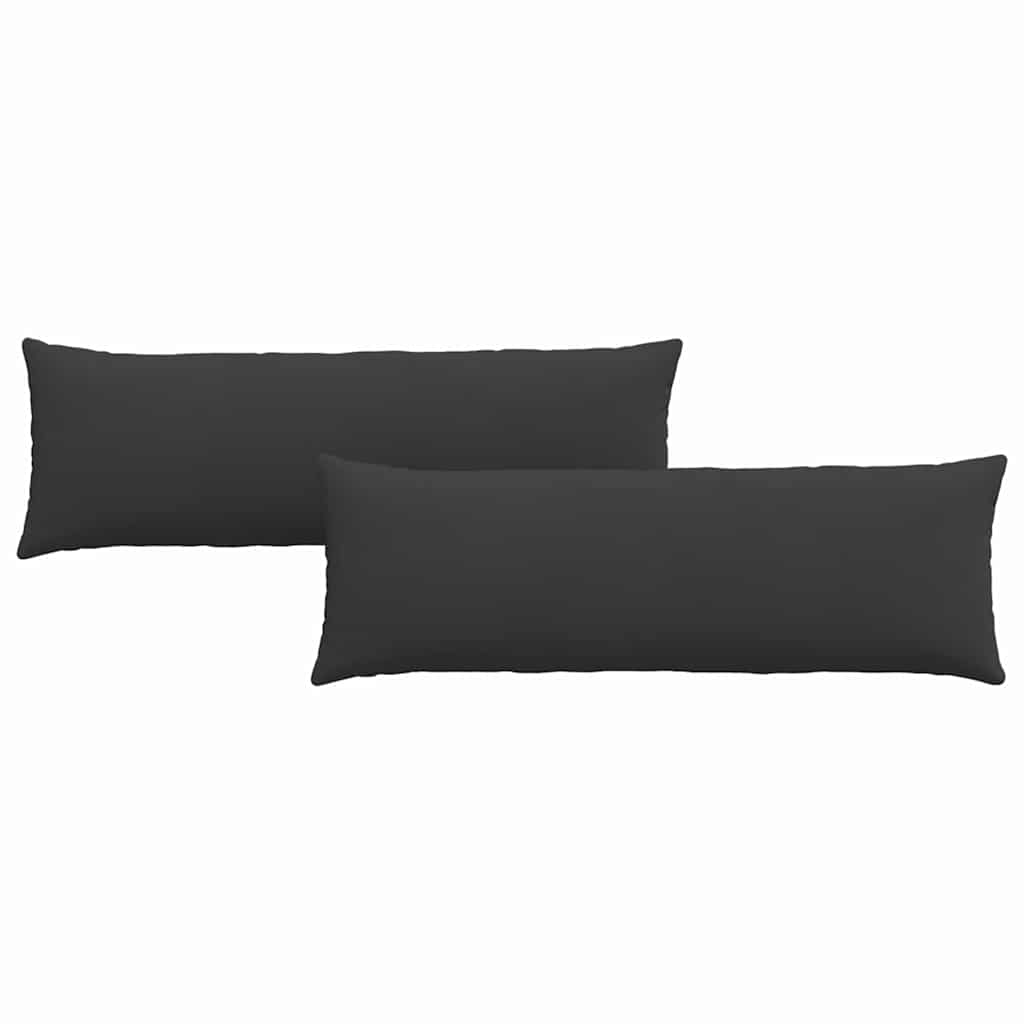 Vidaxl sofa kussens 2 stuks zwart 120 x 40 cm stof