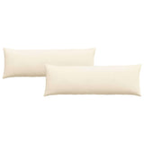 Vidaxl sofa kussens 2 stuks crème 120 x 40 cm cordstof
