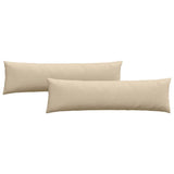 Vidaxl sofa kussens 2 pcs crème 145 x 40 cm stof