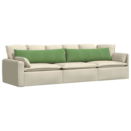 Vidaxl sofa kussens 2 stuks lichtgroen 145 x 40 cm cordstof