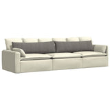 Vidaxl sofa kussens 2 stuks lichtgrijs 145 x 40 cm cordstof