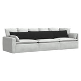 Vidaxl sofa kussens 2 pcs zwart 200 x 40 cm stof