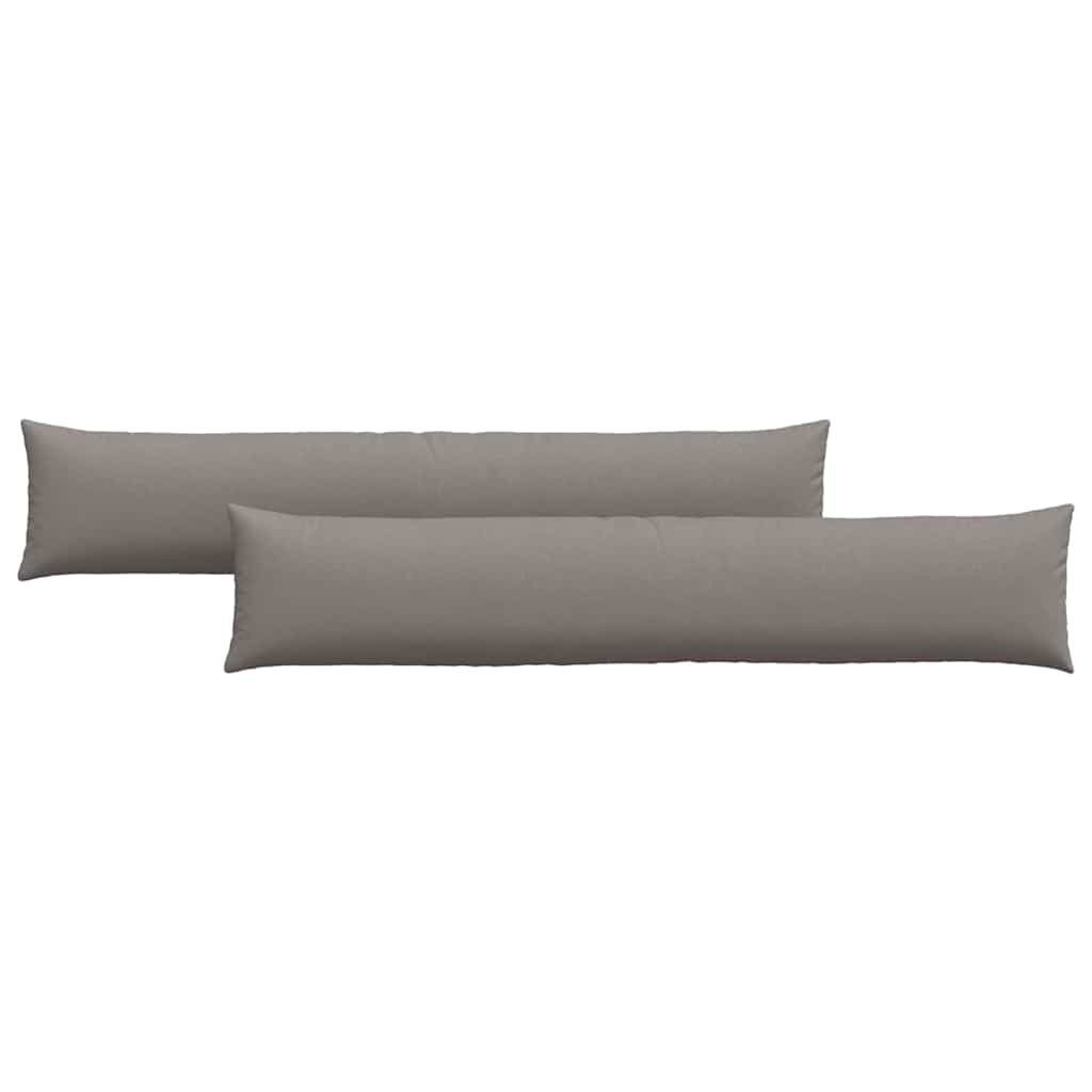 Vidaxl sofa kussens 2 pcs taupe 200 x 40 cm stof