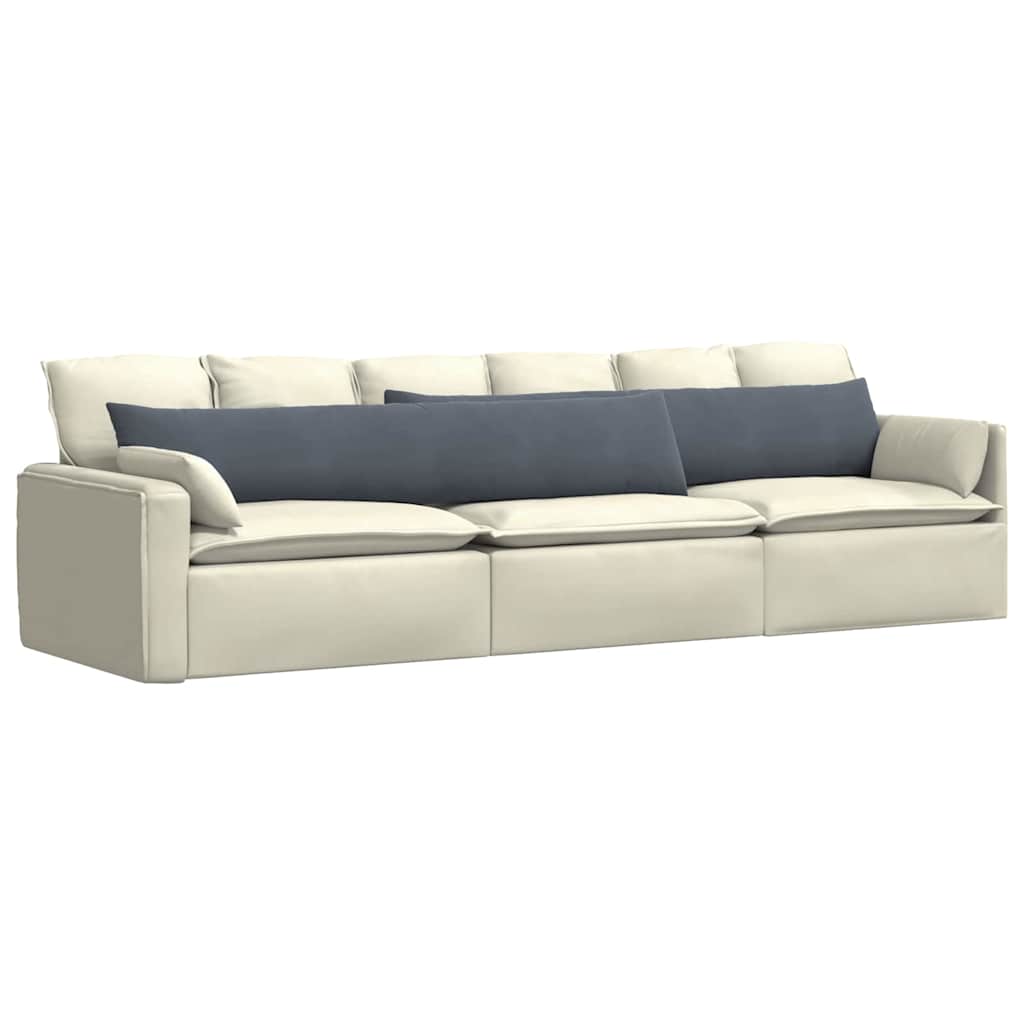 Vidaxl sofa kussens 2 stuks donkergrijs 200 x 40 cm cordstof